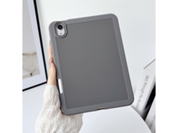 Capa Protetora Para Tablet Com Compartimento Para Caneta, Feita De Silicone Resistente A Quedas.cinza Ipad 5 2017 / Ipad 6 2018 Ushion (9,7 Polegadas)