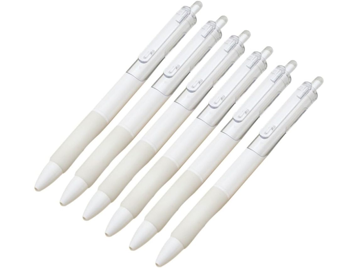Conjunto De 10 Canetas Em Gel Ponta Fina, Pretas, Retráteis, Com Tinta