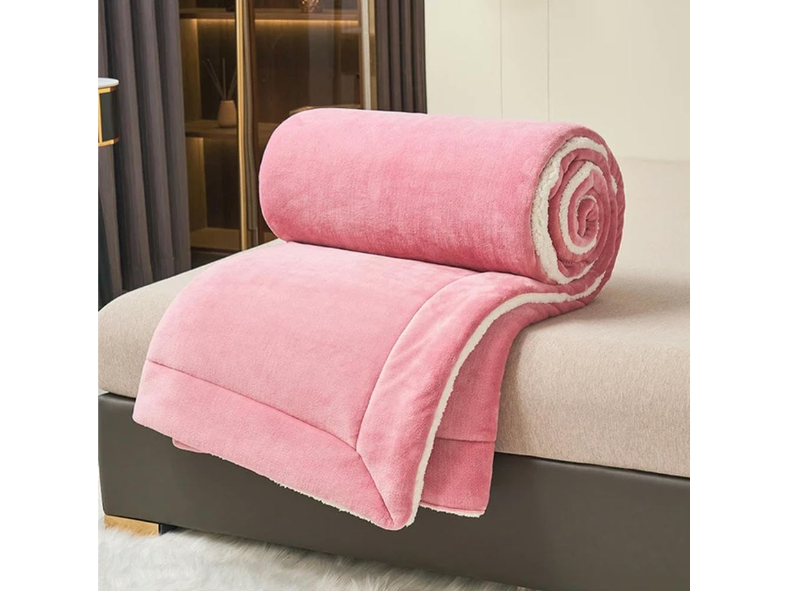 Manta de Flanela Coral Macia e Quente Ideal para o Quarto Sofá cama Outras Ocasiões Edredom Macio Confortável