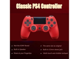 Wireless Ps4 Controller Gamepad With Six-Axis Dual Vibration/Bluetooth/Led Touch Pad/Speaker/Gyro/Share Button/Ergonomic Design/Audio Jack, YIZHOOD