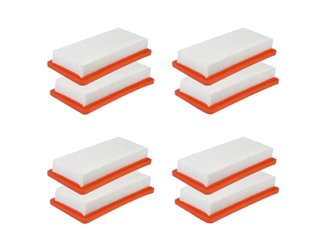 Conjunto De 8 Filtros Hepa Para Aspiradores Karcher Ds5500, Ds6000, Ds5600 E Ds5800. Peças De Reposição Para Filtros Hepa Karcher 6.414-631.0._glo