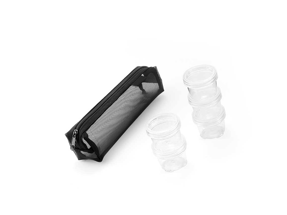 Conjunto Portátil de Potes de Tempero para Camping