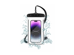Novoteck Fs-004 Bolsa Impermeável Para Telemóvel Ipx8 Até 7 Preto