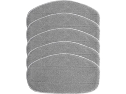 Conjunto de 5 Almofadas Substituição para o Limpador a Vapor Leifheit Cleantenso, Ideal para Limpeza Profunda BRILVIBERA