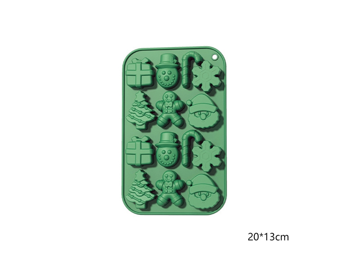 Formas De Natal, Formas De Silicone, Formas Para Biscoitos E Bolos.