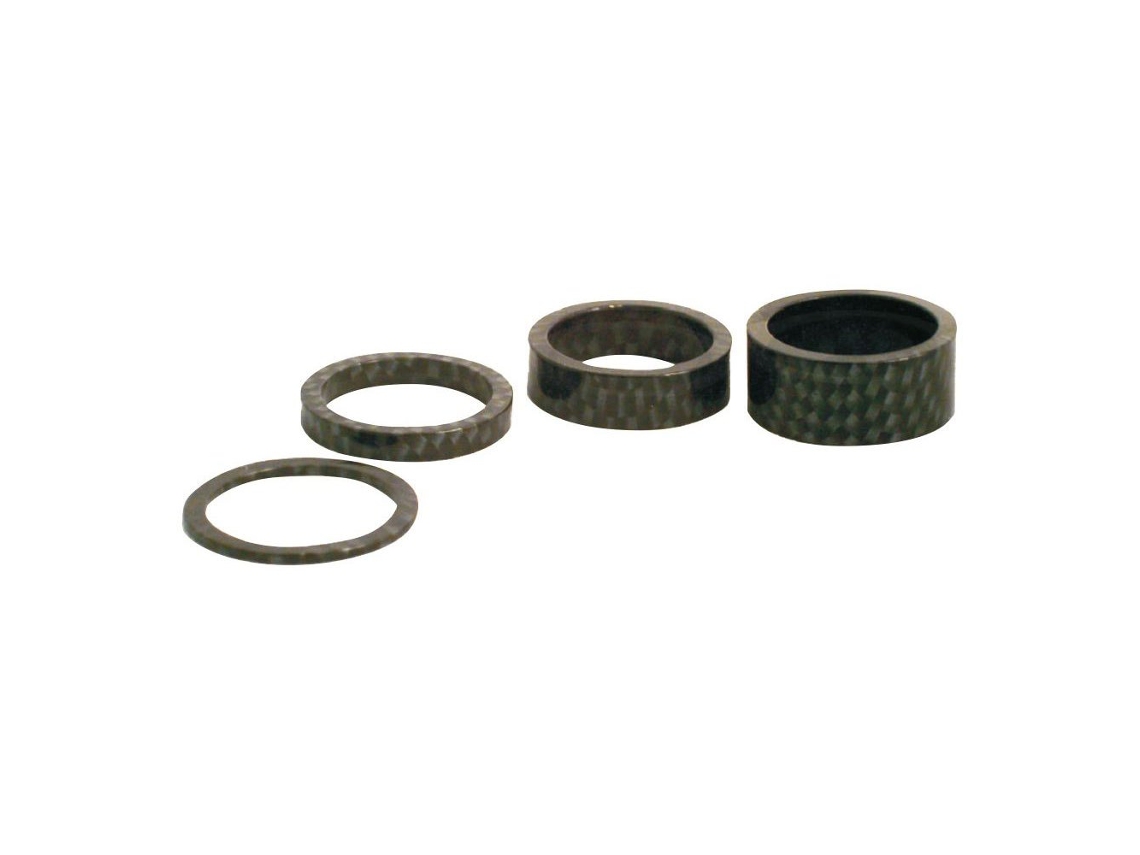 Espaçadores Shim 10 Mm 28.6 Mm Carbon 10 Unidades Verdemvtek