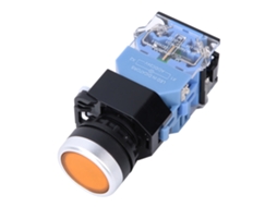 Botão Push Flat Auto reset com Luz Indicadora