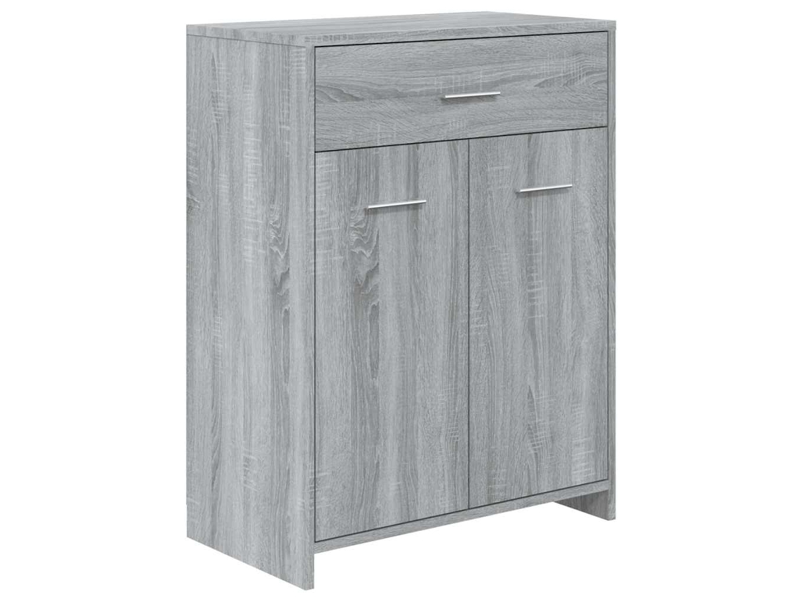 Bathroom Cabinet, Bathroom Cabinets Vidaxl Cinzeto Madeira Processada (n/a)