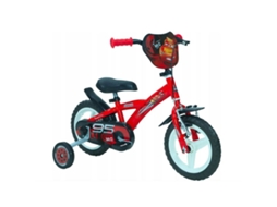 Bicicleta Infantil Huffy Disney Cars (vermelho - Plástico)