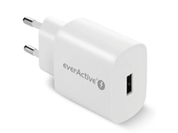 Carregador EVERACTIVE Sc 250q 1x Usb Qc3.0 18w para Carregamento Rápido de Dispositivos