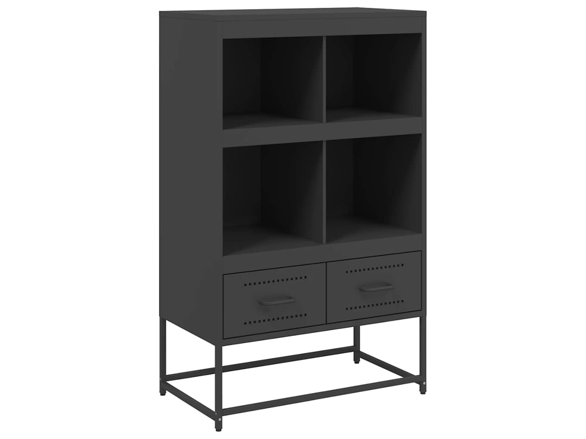 Highboard, Highboards Vidaxl Preto Aço (n/a)