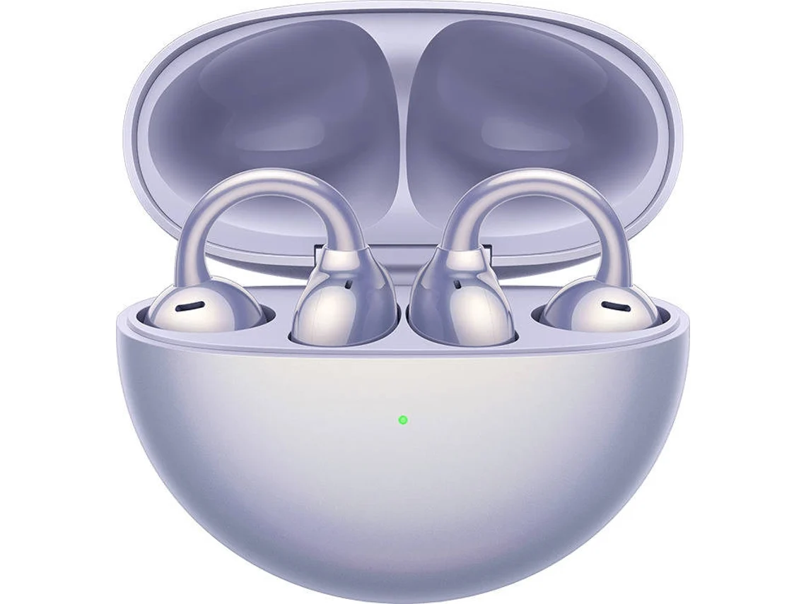 Auriculares Bluetooth True Wireless HUAWEI FreeClip (Open Ear - Microfone - Noise Cancelling - Roxo)