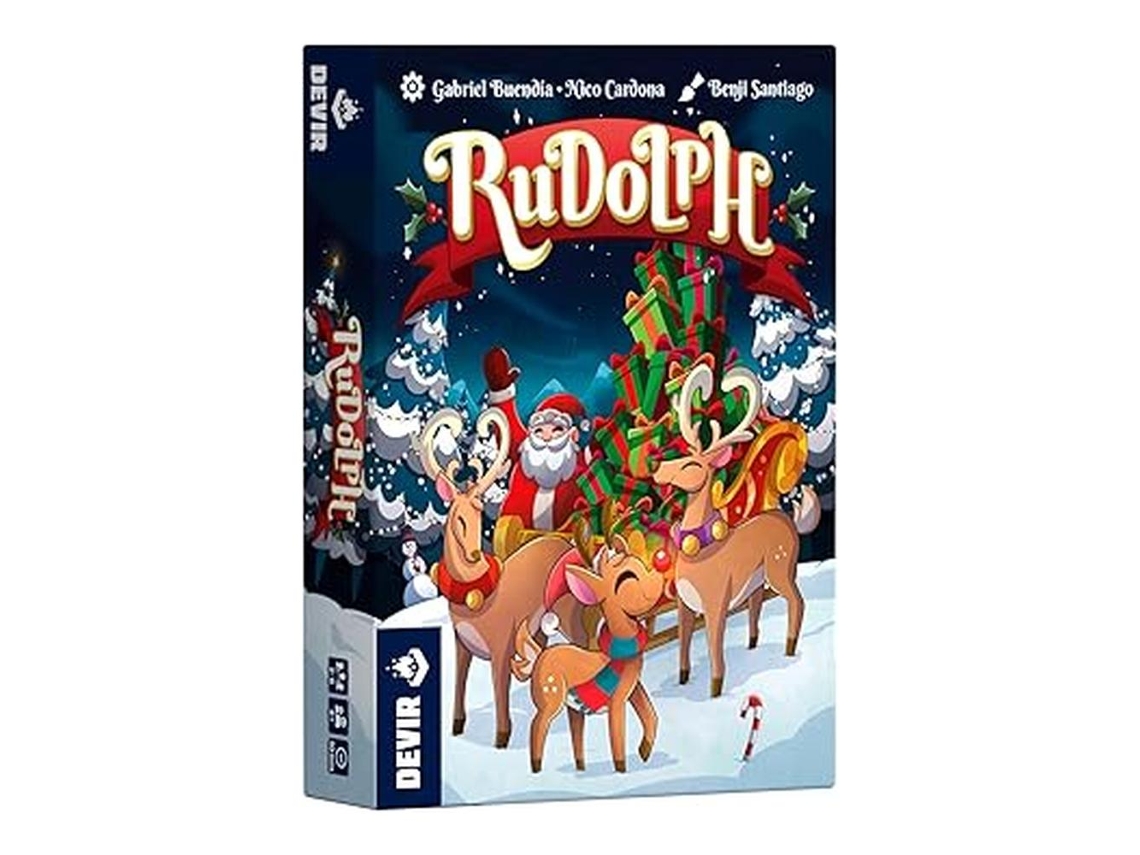 Jogo de cartas da família Natal Devir Rudolph Bgrudoml 10188