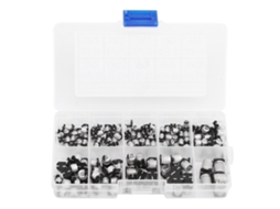 Kit De Capacitores Eletrolíticos Smd 165 Peças 0.47uf 50v - 470uf 16v