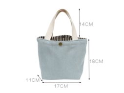 Bolsa de Lona para Lancheira Verde BRILVIBERA