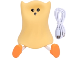 Luminária Noturna Fantasma, Abajur De Cabeceira Silicone Recarregável