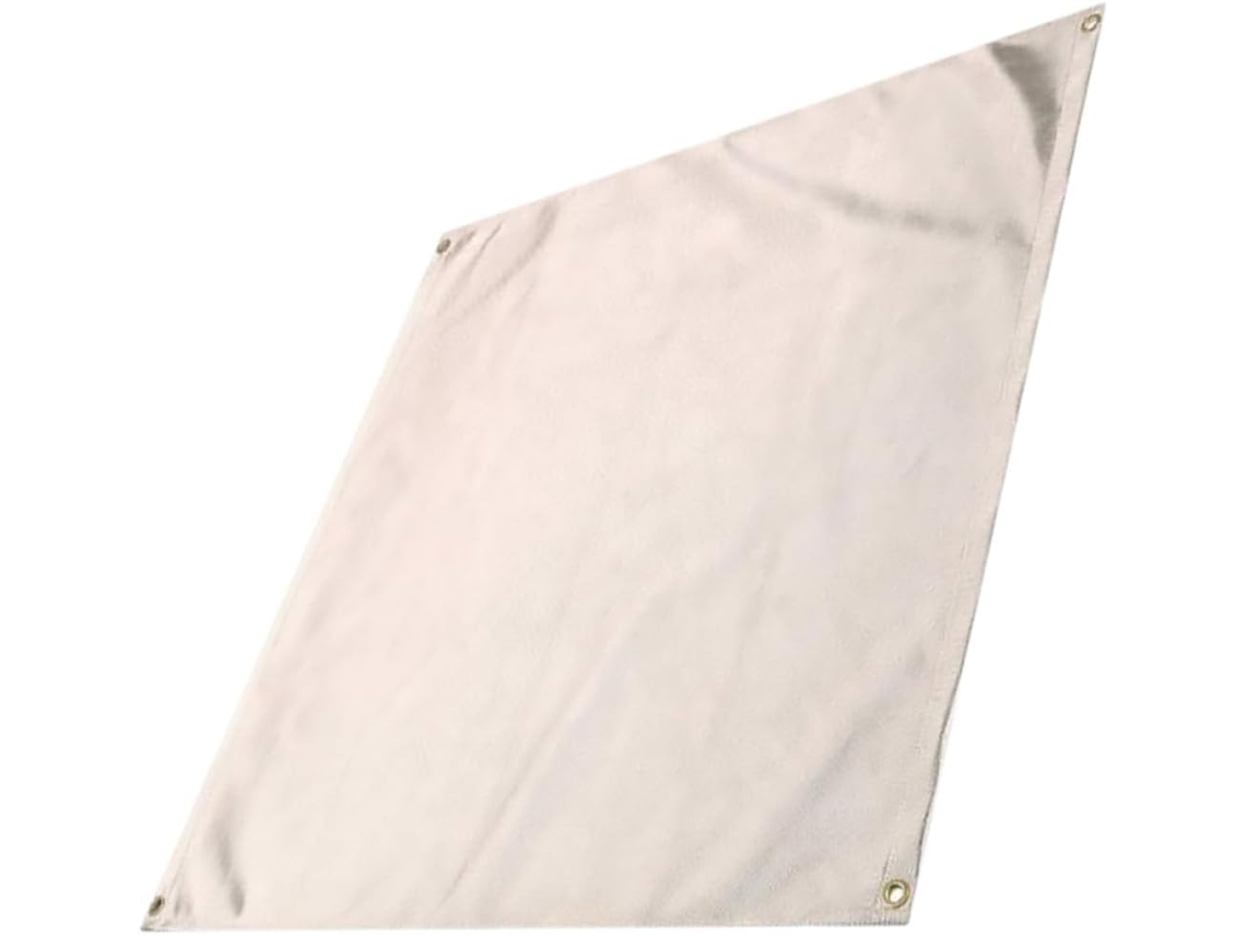 Tapete de Fibra de Vidro À Prova de Fogo para Churrasqueira, Branco, com Proteção Contra Calor e Superfície, para Uso CHABERLU