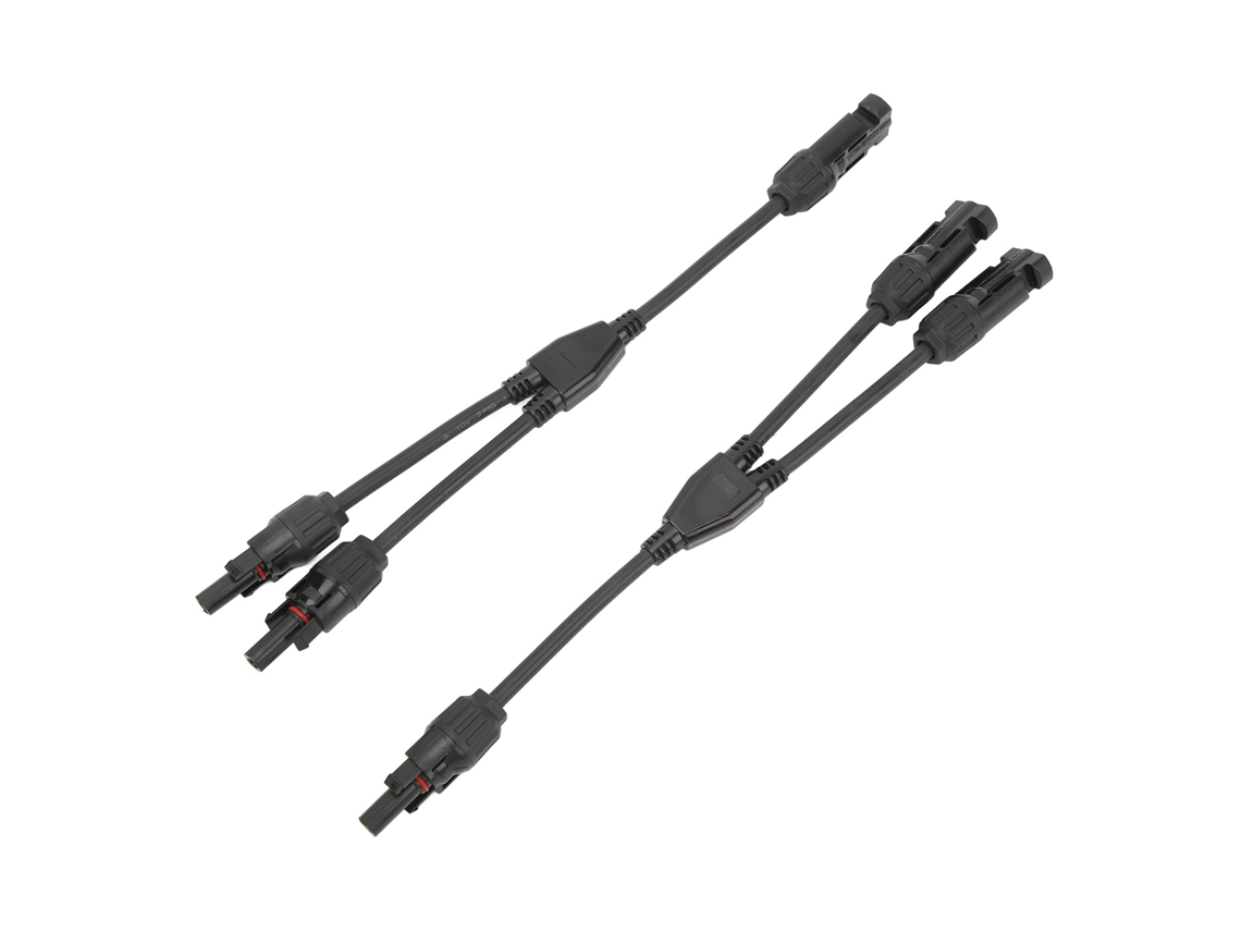 Cabo Primerox Paralelo Y 2 para 1, Conectores Solares, Painel Solar, Kit 30cm