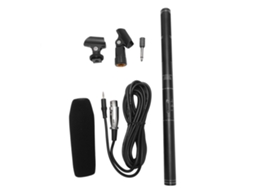 Camera Microphone Professional Interview Condenser Mic With Metal Bracket And Windproof Foam Cover LAXISCREED