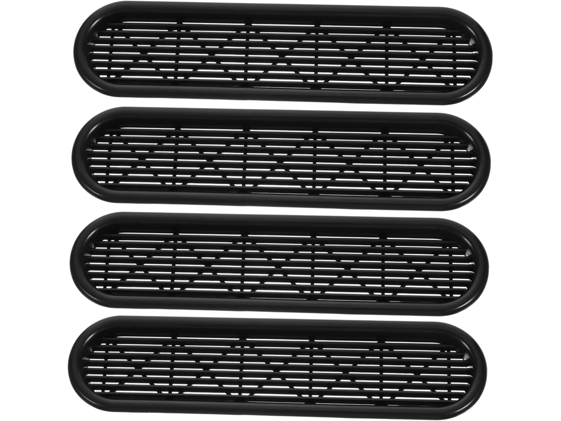 Conjunto De 4 Peças Para Ventilação De Móveis, Incluindo Tampas De Ventilação Para Armários E Gabinetes.