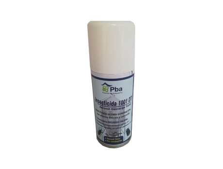 Pba Insecticida Ovicida Larvicida Y Acaricida 1001 Dt Aerosol Descarga Total Contra Insectos Rastreros Y Voladores BIOTRENDS