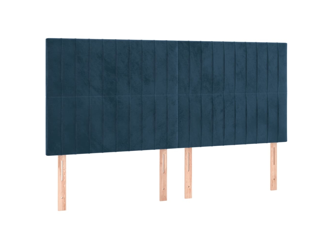 Headboard, Headboards Vidaxl Azul Veludo (160 Cm)