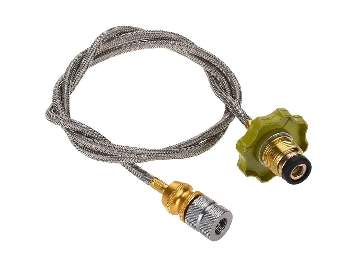 Adaptador De Botijão De Gás Com Mangueira Para Fogão De Camping E Churrasco Portátil
