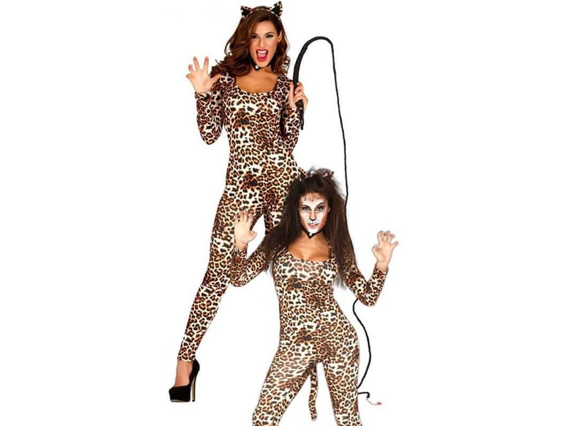 Fato de Mulher DISFRAZZES Leopardo (Tam: S/M)