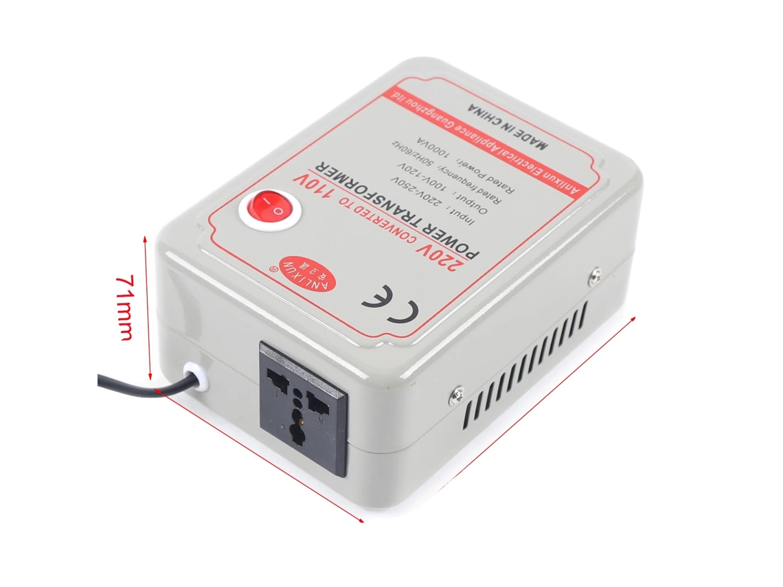 Transformador De Potência, Converte 220v 250v Para 110v 120v, Disponível Em Vários Níveis De Potência,1000w Oem