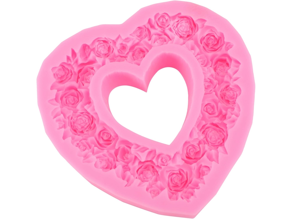 De Silicone Para Guirlanda Em Formato De Coração, Molde Para Bolo, Utensílio De Confeitaria Gokoco