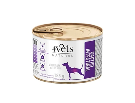 Alimento em Patê para Cão 4VETS com Distúrbios Digestivos gastro Intestinal (Quantidade: 185 g)