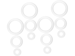 Kit De 6 Suportes Para Persianas Em Ferro E Plástico Com Estampa De Zebra. Design Com Clipes Para Uso Interno E Fixação