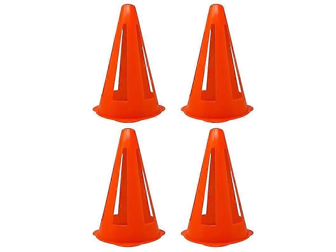 Cones De Plástico Para Treino Esportivo - Cones Laranja Flexíveis De 9 Polegadas