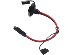 Fonte De Alimentação Sae 12awg Com Cabo De Extensão Vermelho E Tampa.