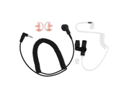 Fone De Ouvido Com Tubo Acústico 3.5mm Listen Only Para Microfone De Radio Walkie Talkie Universal