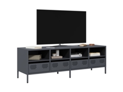 Vidaxl Móvel De Tv 135x39x43,5 Cm Aço Laminado A Frio Antracite