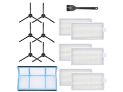 Kit de substituição de escova lateral e filtro compatível com o aspirador robô Ilife V3 V3s V5 V5s