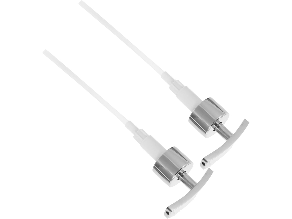 Conjunto de 2 Cabeças Dispensadoras GOKOCO em inox para líquidos e loções