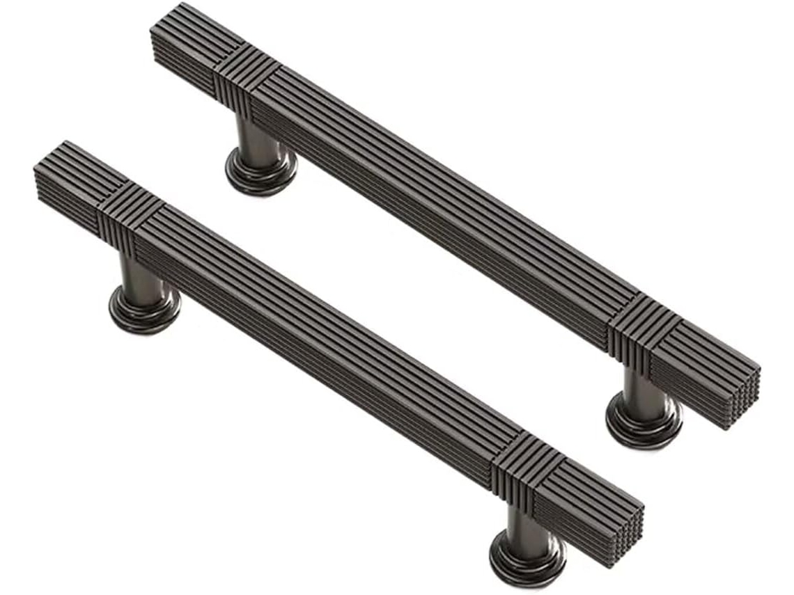 Conjunto De 2 Puxadores Para Portas E Gavetas Em Liga Zinco Maciça, Ideais Para Armários De Cozinha, Cômodas, Banheiros