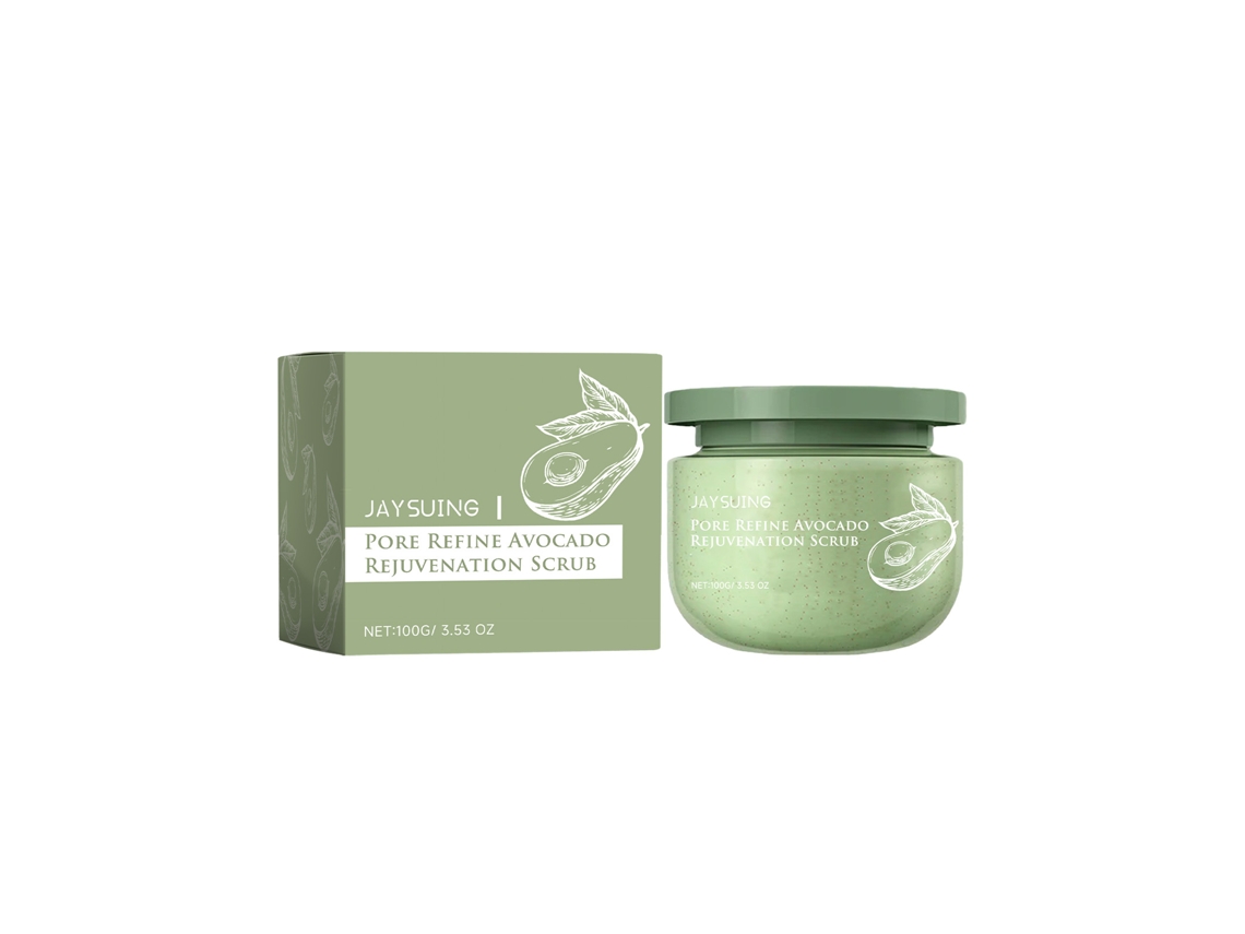 Gel de Limpeza Corporal Jaysuing com Abacate Exfoliante Gently Remove Pele Morta