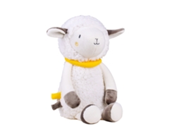 Primerox boneca de Pelúcia Cordeiro Led Brilhante com Música e Iluminação Gradual Presente de Aniversário