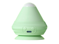 Bola de Massagem Elétrica Montável com Ventosa para Costas e Ombros, para Alívio da Dor BRILVIBERA ( Verde)
