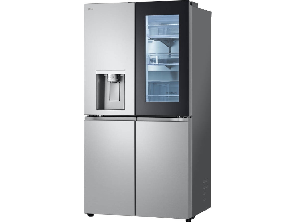 Frigorífico Americano SBS LG GMG960MBJE INSTAVIEW DOOR (Outlet Grade B - No Frost - 179.2 cm - 638 L - Inox)