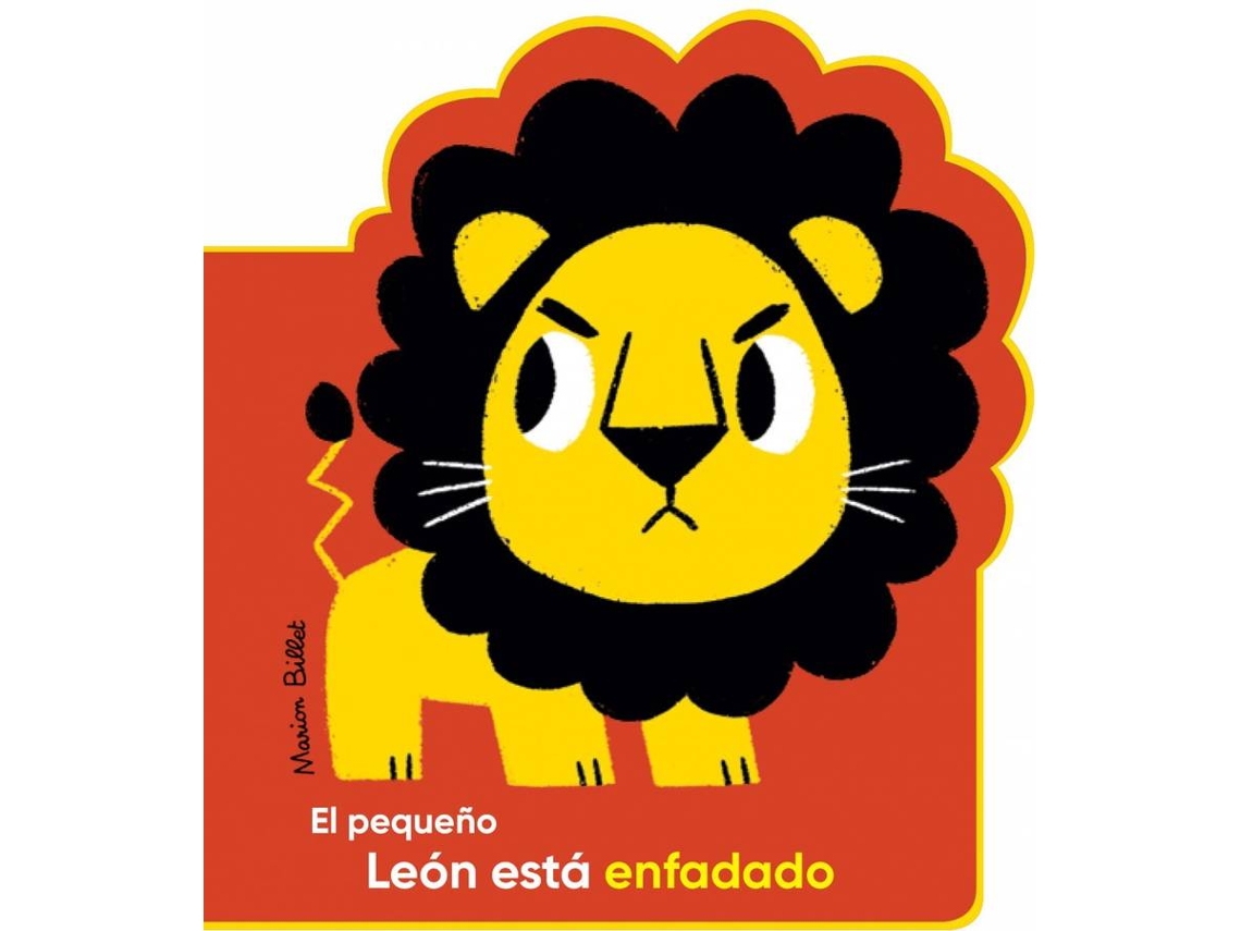 Livro El Pequeño León Está Enfadado de Marion Billet (Espanhol)