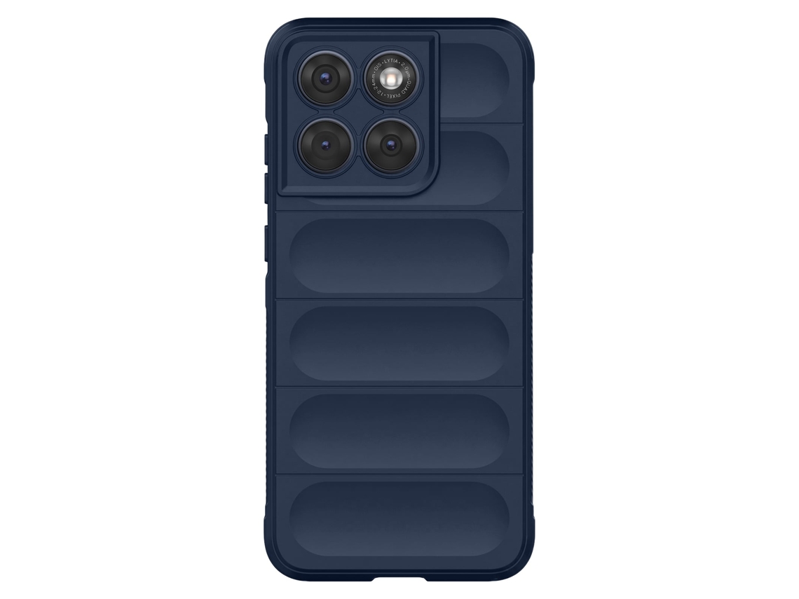 Capa Para Motorola Edge 70 Fusion Com Textura Relevo Em Silicone