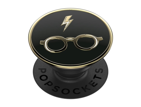 Plugues Smartphone Universal Modelo Esmalte Harry Popsockets Plástico Preto