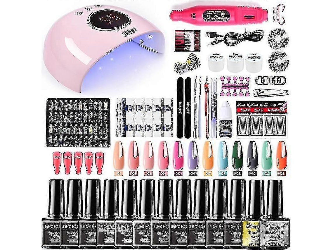 Conjunto De Manicure Com Lâmpada Led De 120w, 54w E 35.000 Rpm, Broca Para Unhas Ly Ebike