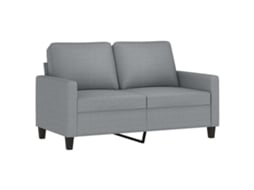Sofá de 2 lugares em tecido VIDAXL cinzento-claro (120 cm)