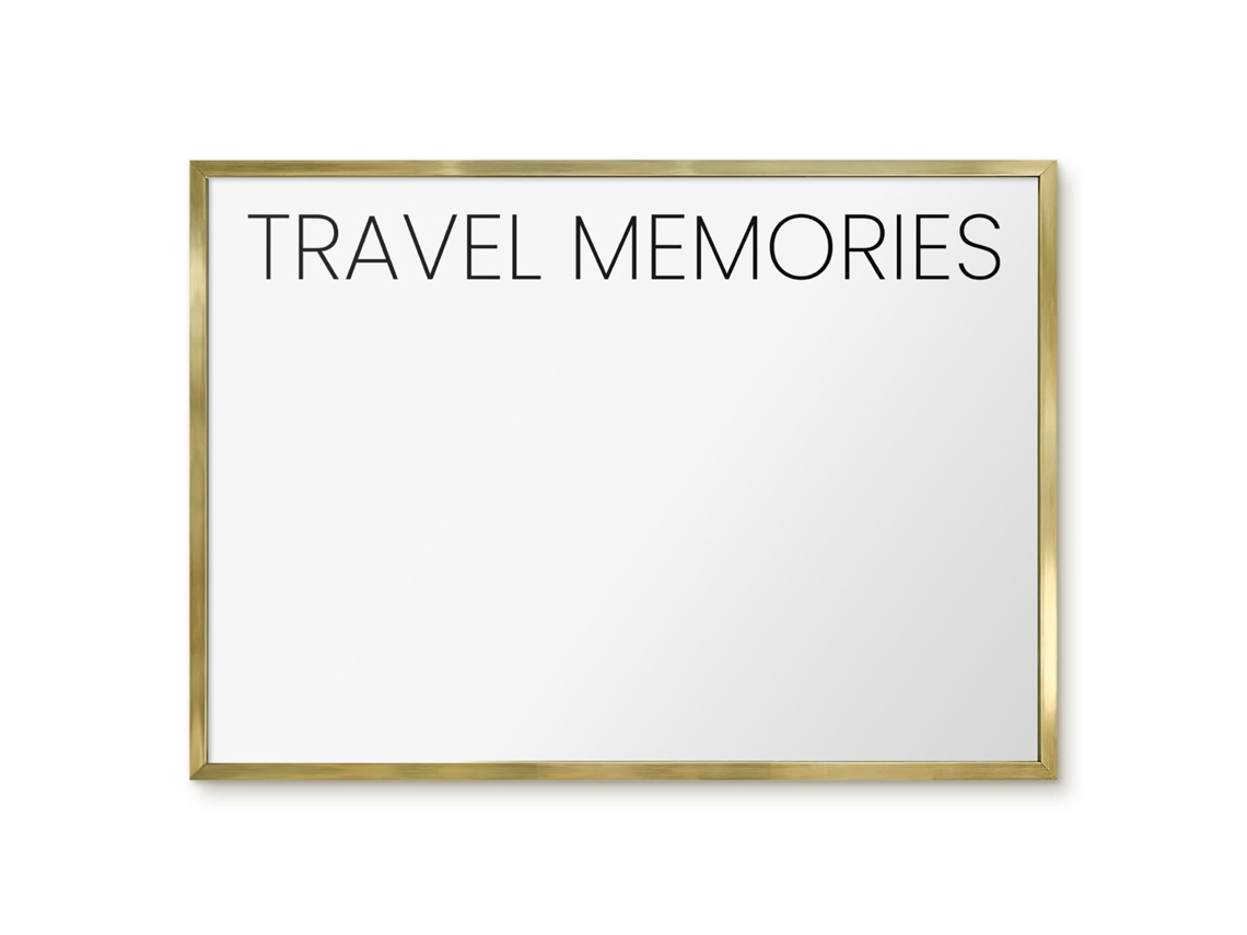 Magnetic Wall Board Travel Memories For The Office Espelharte (70x50 Cm)