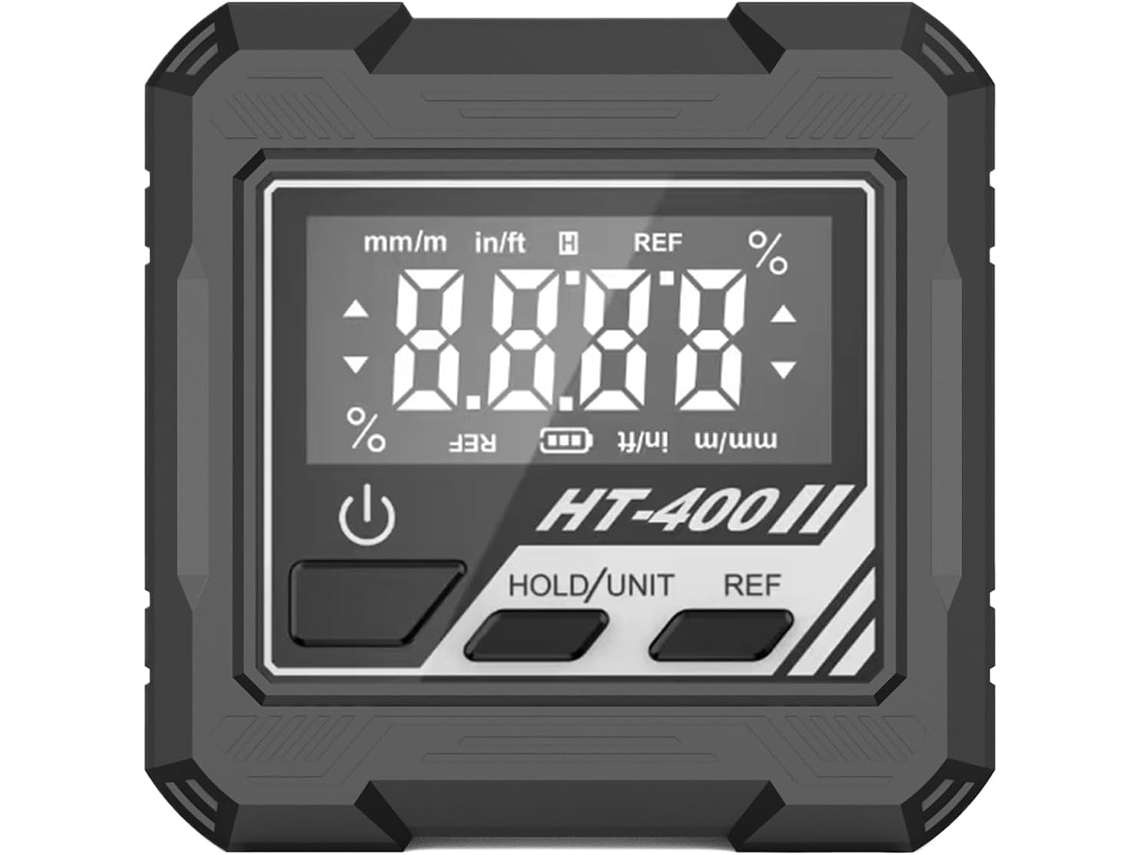 Transferidor Digital Com Tela Lcd, Localizador De Ângulo Com Base